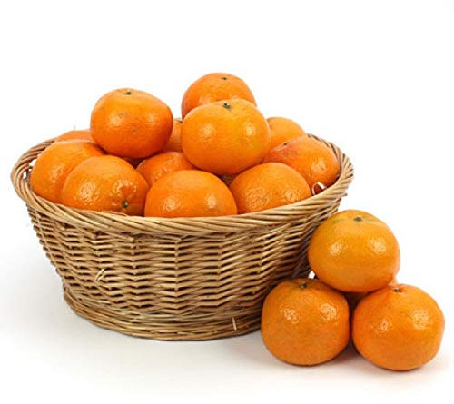 Orange Fruit Basket - Fruit Gift Baskets and Gift Hampers with Next Day UK delivery with Personal Message attached