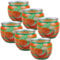HS Candle Duftkerzen Motiv 6er Pack im Glas, lange Brenndauer und angenehmer Duft (Fresh Melon)