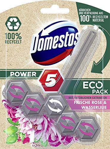Domestos WC-Stein Power 5 Rose & Wasserlilie Eco 55 g