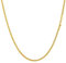 PROSTEEL Halskette 2mm dünne 18k vergoldet Lange Kette für Damen Herren runde Schlangenkette mit Sicherheitsverschluss Ersatzkette für Anhänger 71cm/28 lang Snack Chian Necklace