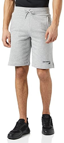 New Balance Herren MS11903 Shorts, Hellgrau, L
