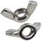 M5 Dadi Dado ad Alette Farfalla Ala in Zincato (Confezione da 5) per Viti Filettate - Elementi di Fissaggio Robusto Standard Certificato ISO965 DIN315 M5 Wing Nuts (13mm x 26.5mm)