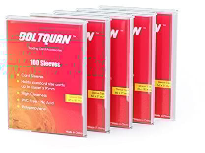 Penny Card Sleeves; 500 Count Pack Game and Trading Card Sleeves; Also Fits Dragon Ball Super and Magic The Gathering MTG Cards
