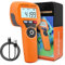 Digital Stroboskop Drehzahlmesser, AP-DT50D Handheld Stroboscope Digital Tachometer mit 60-49999 FPM Measure Motor Propeller, LED Flash Strobe Tester for Gear Print
