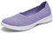konhill Mocassini delle Donne Comodi Loafers Casual Flats Slip on Knit Scarpe Dressy Scarpe da Passeggio Leggere EU 35.5 Viola