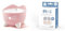 Catit Pixi Fontaine à Eau pour Chat 2,5 L Rose & Cat it Lot de 6 filtres de Rechange pour Fontaine 43722