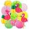 Party-Deko-Set zum Aufhängen von Papierlaternen, Lampen, Wabenball für Geburtstags-Hawaii-Tropenparty