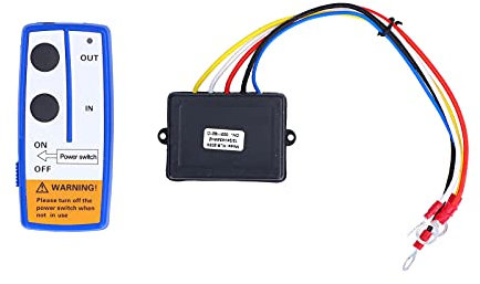 Kit Telecomando per Verricello, Kit Ricevitore Trasmettitore per Telecomando Wireless per Verricello Elettrico 12V per SUV Camion ATV