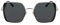 KARL LAGERFELD Damen KL340S Sonnenbrille, Gold, Einheitsgröße