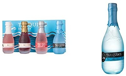 Tarquin’s Cornish Gin Minis Gift Set, 4 x 5cl & Tarquin's Handcrafted Cornish Dry Gin, 70 cl