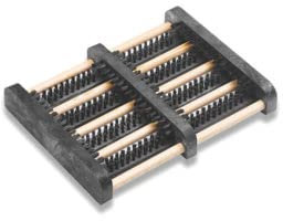 CSN Aussen Schuhabstreifer | Rutschfester Schuhreiniger mit Bürsten | Fußmatte mit Starke Borsten | Schuhbürste fur Innen und Außen 34 x 27 x 5.5 cm (1, 34 x 27 cm)