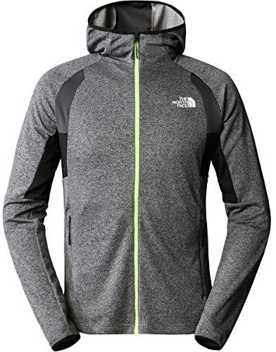 The North Face Lab Fz Meld Grey Black Heather-TNF Black-Asphalt Grey M