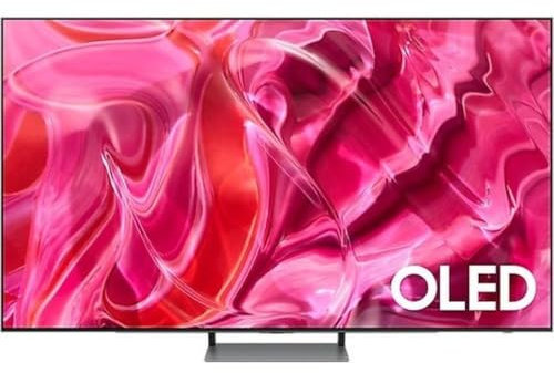 Samsung TV OLED QE65S90CATXZT, Smart TV 65” Serie S90C perfetto per il Gaming, OLED, Dolby Atmos, Alexa e Google Assistant Integrata, 2023, DVB-T2, Titan Black