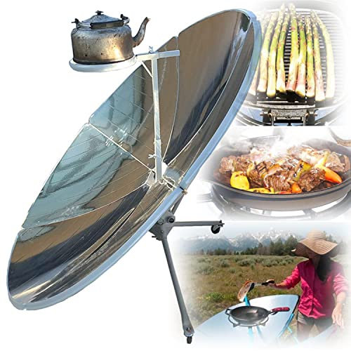 CICOLO Fornello Solare da Campeggio 2000w, Forno Solare Portatile, Fornello Solare A Concentrazione, Fornello Solare da Esterno E Forno da Campeggio, per Cottura Barbecue da Campeggio All'aperto