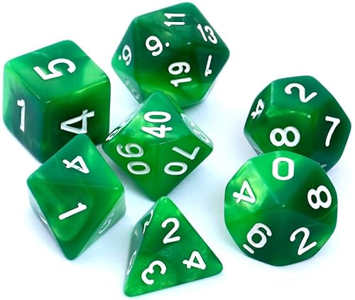 Knochen-Set REBEL RPG - Bicolor - Grün-Gelb