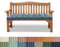 PHUSTJKL Bankauflage Bankkissen Stuhlkissen 110X50X6CM rutschfeste Gartenbankkissen Bankpolster Rückenkissen Schaukel Sitzkissen für Outdoor Indoor Gartenmöbel Terrasse Drinnen-Blau