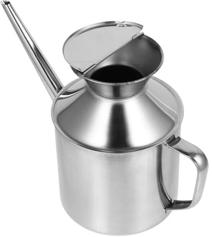 Luxshiny Distributeur De Sauce Acier Inoxydable Avec Filtre Pot à Huile Vinaigre Et Sauce Accessoire De Cuisine Pratique Pour Maison Et Restaurant