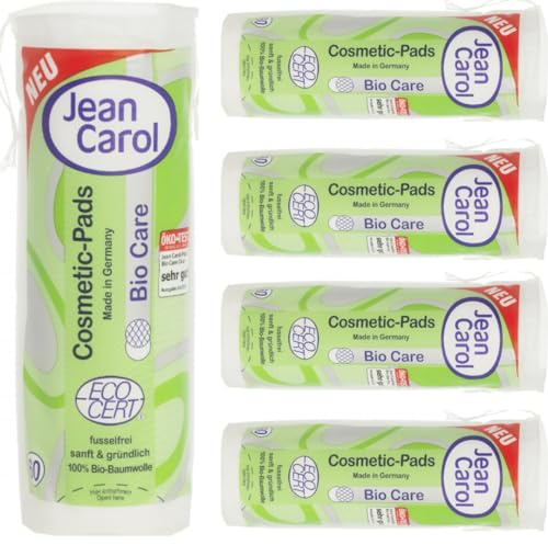Jean Carol Care Duo Pads Kosmetikpads 60 STÜCK x 5 Packungen