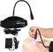 QOJJ Lampe À Cils LED À Col de Cygne Flexible 5 W, Lumière UV pour Photopolymériser La Colle À Cils UV, Colle Durcie en 1 À 3 Secondes, Lumière UV pour Extension de Cils avec Pédale