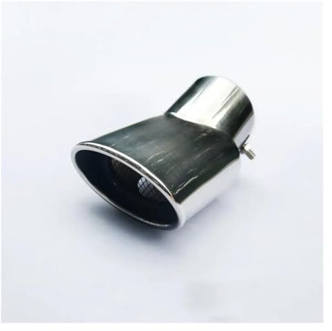 Endschalldämpfer Für Hyundai Für IX35 2010 2011 2012 2013 2014 2015 2016 Edelstahl Auto Schalldämpfer Endrohr Edelstahl Auspuff Tipps Styling Auspuffblende Auto (Farbe : Silber)