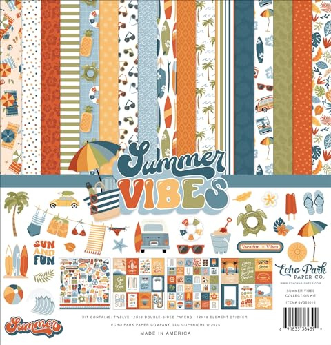 Echo Park Collection Kit 12X12-Summer Vibes