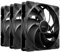 Antec Tranquil 140 PWM 140mm Case Fan - Black - Triple Pack