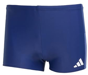 adidas Men's Colorblock Swim Boxers, Dark Blue, 38