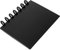 TOPPERFUN 3 Mini-Foto-Sammelalben Schlüsselanhänger mit Fotokartenhalter Erinnerungsbuch Buch sammeln karten album kartenalbum photobuch Fotoalbum für Mädchen Postkarten-Sammelalbum pp Black