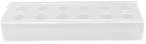 Rechteckige Blumenvase Als Tafelaufsatz, Langlebige Acrylvase, Leicht zu Reinigen, für Esstisch, Heimdekoration (30 * 10 * 5cm)