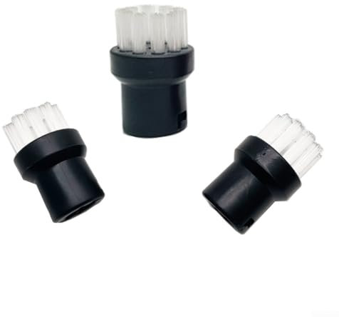 Nylon-Messing-Reinigungsbürste, perfekt geeignet für die Verwendung mit verschiedenen Marken von Dampfreinigern, einschließlich der C-Serie (schwarze Reinigungsbürste)