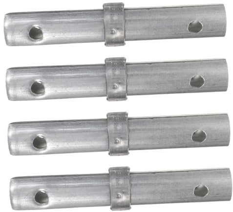 Tofficu 4 Stück Gerüstbolzen Gerüstkupplungsbolzen Aus Stahl Verzinkt Schwerlastfähig Mit Zubehör Für Mobile Gerüste Stabile Gerüstverbindung Bauausrüstung