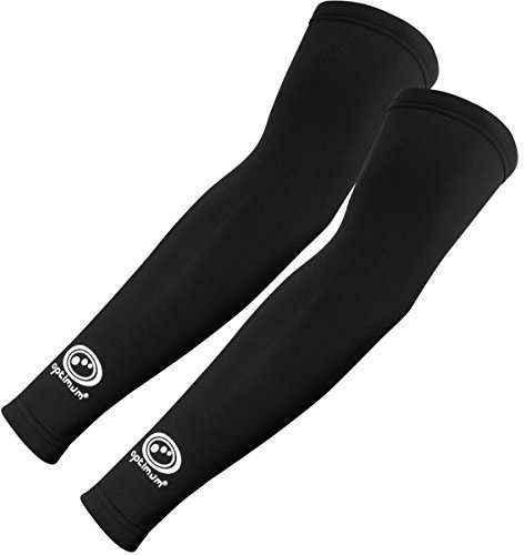 Optimum Men's Cycling Arm Warmers - Black, Large