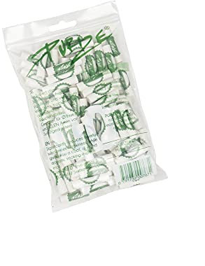 PURIZE® Aktivkohlefilter Regular Size Weiss - 100er Vorratsbeutel - Ø 9mm Premium Filter - Aktivkohle auf Kokosnuss-Basis