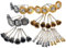 36Pcs Messingbürste Bohrmaschine, Stahlbürste Bbohrmaschine Messing Stahldraht Rad Pinsel Set Polieren Reinigung Drehwerkzeug für Rost Farbe Korrosionsentfernung