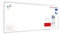 ALLboards Magnetisches Whiteboard 240x100cm Magnettafel mit Aluminiumrahmen Premium EXPO und Stifteablage, Weiß Magnetisch Tafel, Trocken Abwischbar, Wiederbeschreibbar Weißtafel