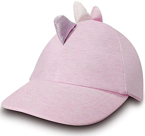 Gifts Treat Mädchen Baseball Cap Hut Kinder Frühling Sommer Sonnenhüte Strandhüte (Rosa Dino, 52cm-3-6 Jahre)