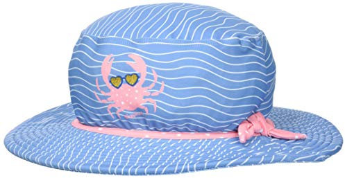 Playshoes Mädchen Uv-schutz Sonnenhut Bademütze Kopfbedeckung, Krebs, 53 EU