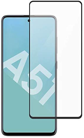 HQ-CLOUD lot de 2 Verres Trempés Pour SAMSUNG GALAXY A51 .Film de Protection d'écran Couverture Complète Noir - Anti Rayures - Ultra Résistant Dureté 9H