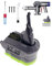 für Ryobi für Dyson V7V8 Akku Adapter,für Ryobi 18V Batterie umgewandelt,um für Dyson V7V8 Akku zu ersetzen,für Dyson V7V8 Serie Staubsauger Hoovers (Adapter ONLY)