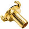 Schnellkupplung Schlauchstück mit Tülle 3/4 (19 mm) - System Geka - Messing Blank