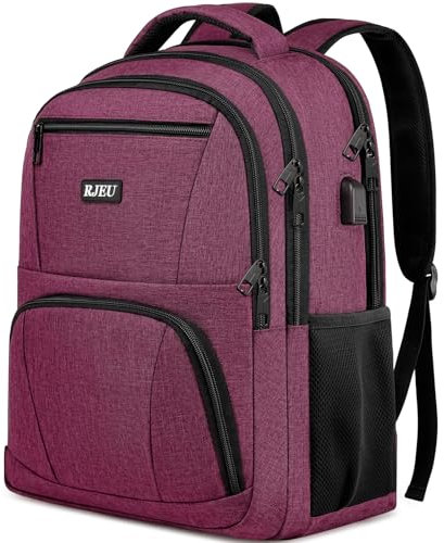 Schulrucksack Mädchen Teenager, Rucksack Schule Laptop Rucksack für Damen Daypacks für 15.6 Zoll Laptop Business Rucksack mit USB Ladeanschluss