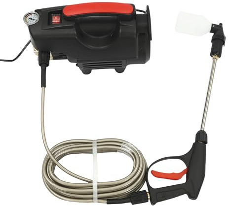 vinnyooc 220V 1400W Pressure Washers 22mpa High Pressure Washer Portable Jet Washer Power Washer 11.8in Length Extension Pole Spray Gun For Car Patio Garden