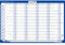 Legamaster 7-420221-25 Jahresplaner 2025 Karton 60 x 90cm (Tageseinteilung)