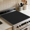 Silicone Stove Top Covers for Electric Stoves, Heat-resistant Silicone Mat for Glass Stove Top,Thick Induction Cooktop Protector,Kitchen Dish Drying Mats (Black, 70 x 50 cm)