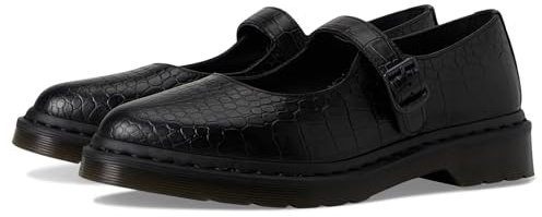 Dr. Martens Womens Elphie Mary Jane, Black 1, 7 UK