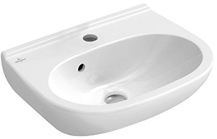 Villeroy und Boch Handwaschbecken O.Novo, halbrunder Waschtisch, Waschbecken, 45 x 35 cm, Weiß, 02509 6
