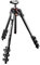 Manfrotto MT190CXPRO4, 190 Carbon Fibre 4 Section Tripod with Horizontal Column, Quick Power Lock System, Made in Italy, for DSLR, CSC, Mirrorless