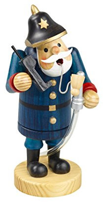 Räuchermännchen, Rauchfigur, Weihnachten, Motiv: Feuerwehrmann Höhe: ca. 19 cm