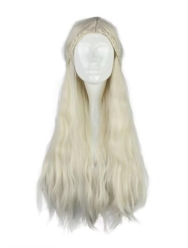 COSPLAZA Perücke Cosplay Wigs Women's geflochten Lang wellig gewellt Lady Kostüm Dress Up Perücke