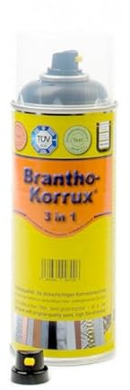 Brantho Korrux  3 in 1 400 ml RAL 9006, silberalu, Komfort-Sprühdose, Rostschutzfarbe